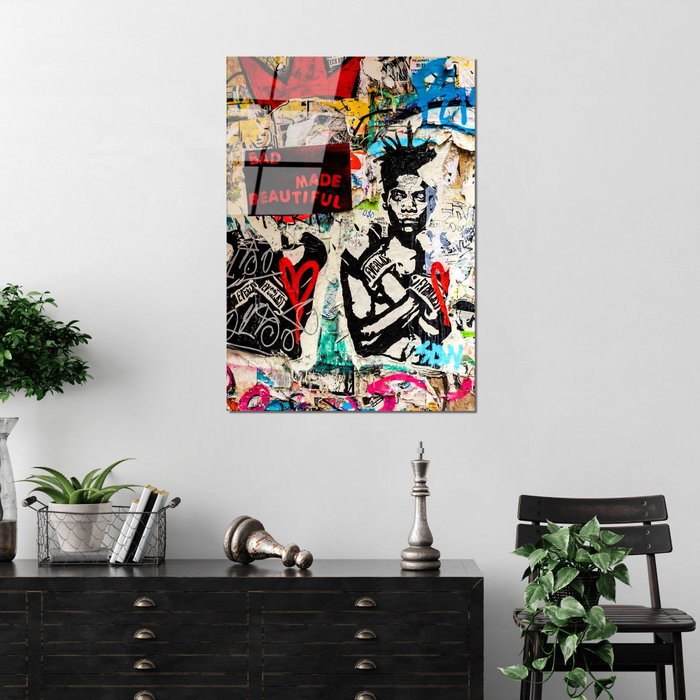 Wallity Cuadro Decorativo Banksy UV-495 45 x 65 cm